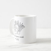 母の日の引用コーヒーマグ コーヒーマグカップ (正面左)
