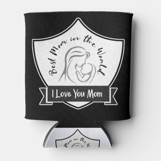 母の日の引用文私はあなたを愛している2. 缶クーラー (正面)