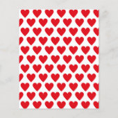 母の日の引用文私は私の母の赤いハート予算を愛する (裏面)