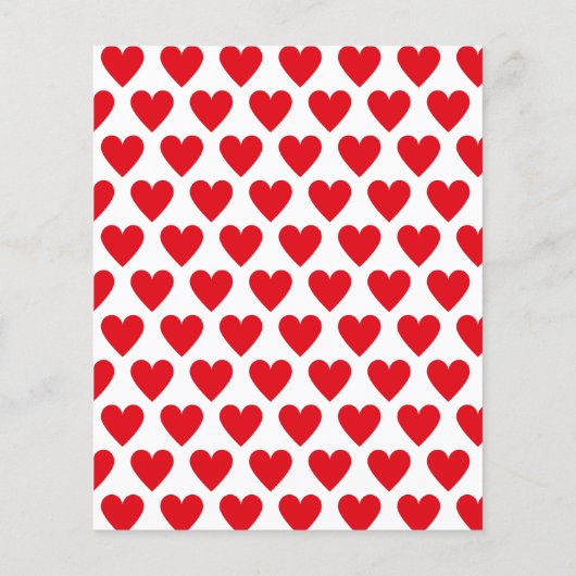 母の日の引用文私は私の母の赤いハート予算を愛する (裏面)