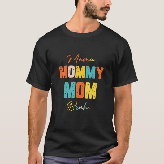 母の日の引用文,ママ母のブーおもしろい,モ Tシャツ (正面)