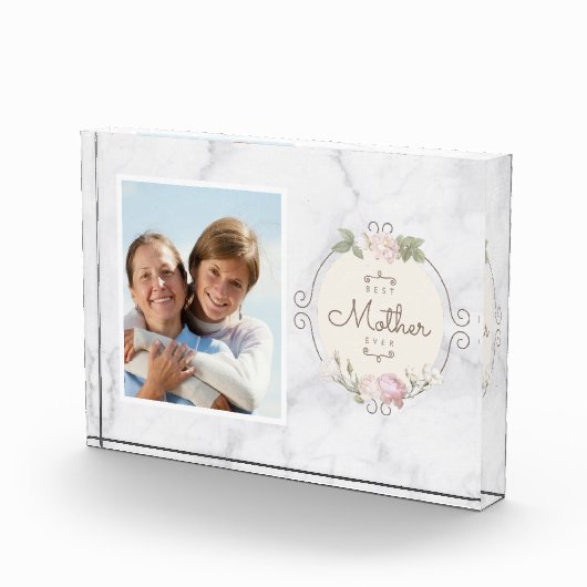 母の日の形見最高の母 フォトブロック (右)