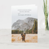 母の日の心からの名言を折りたたんだ シーズンカード (正面)