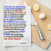 母の日の必要なものタオルのための赤白青 キッチンタオル (四つ折り)