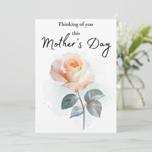 母の日の思い出 - 追悼カード (スタンド正面)