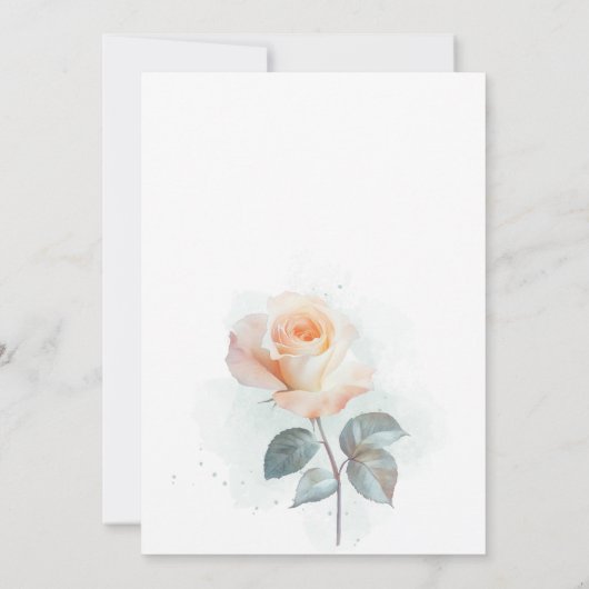 母の日の思い出 - 追悼カード (裏面)