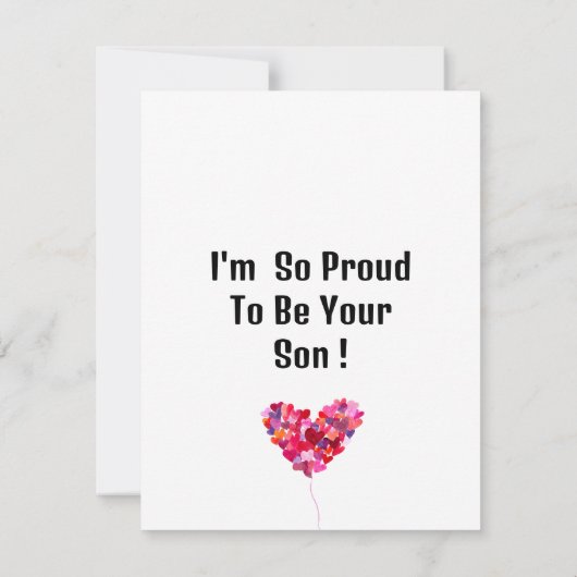 母の日の悩みおもしろい カード (裏面)