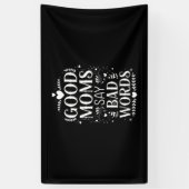 母の日の悪おもしろい言は良い母 横断幕 (縦)