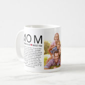 母の日の愛する事を母の日 コーヒーマグカップ (正面左)