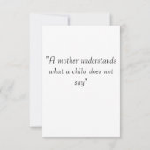 母の日の愛のキャンディーグリーティングカード カード (裏面)