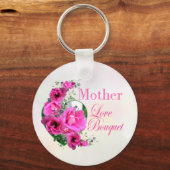 母の日の愛の花束キーチェーン キーホルダー (正面)