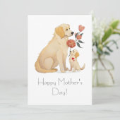 母の日の愛の贈り物|過去記事 サンキューカード (スタンド正面)