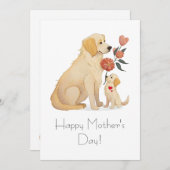 母の日の愛の贈り物|過去記事 サンキューカード (正面/裏面)