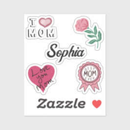 母の日の愛ママのパック シール