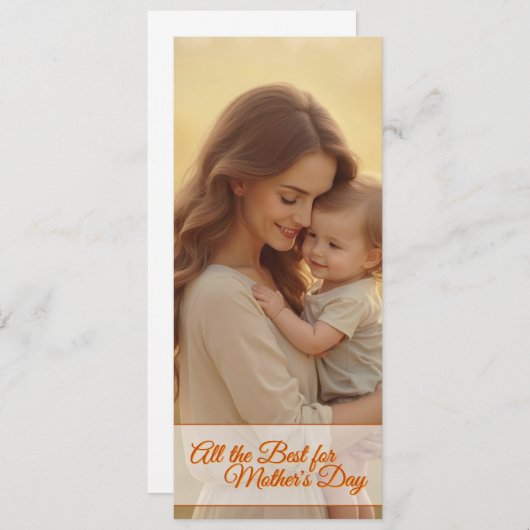 母の日の愛 – 純粋な喜びの瞬間 (正面/裏面)