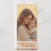 母の日の愛 – 純粋な喜びの瞬間 (正面)