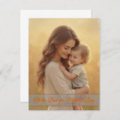 母の日の愛 - 純粋な喜びの瞬間 (正面/裏面)