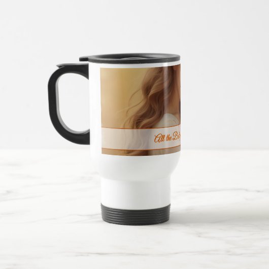 母の日の愛 – 純粋な喜びの瞬間 トラベルマグ (左)