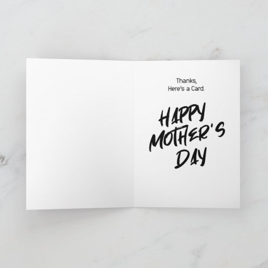 母の日の感謝カード カード (内部)