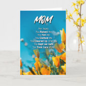 母の日の感謝カード カード (黄色い花)