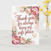 母の日の感謝カード カード (黄色い花)