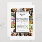 母の日の感謝 | 母の日 22枚の写真のコラージュ シーズンカード (正面/裏面)