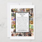 母の日の感謝 | 母の日 22 枚の写真のコラージュ シーズンカード (正面)