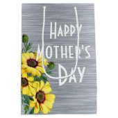 母の日の抱き枕 – 小、光沢 ミディアムペーパーバッグ (裏面)