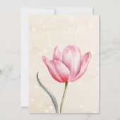 母の日の招待状、母の日のブランチ昼食 招待状 (裏面)