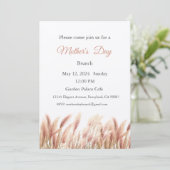 母の日の招待状、母の日のブランチ昼食 招待状 (スタンド正面)