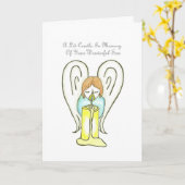 母の日の挨拶に息子の思い出に カード (黄色い花)