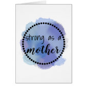 母の日の挨拶カードとして強い (正面)