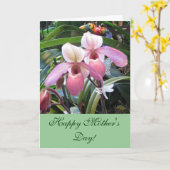 母の日の挨拶状 カード (黄色い花)