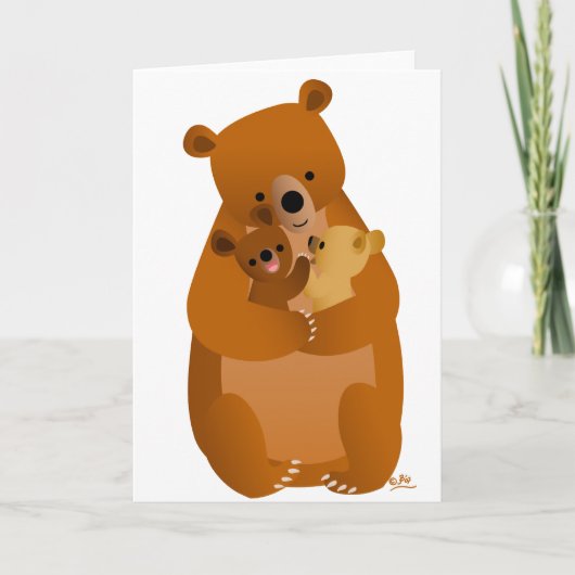 母の日の挨拶状 カード (正面)