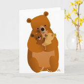 母の日の挨拶状 カード (黄色い花)