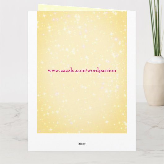 母の日の挨拶 カード (裏面)