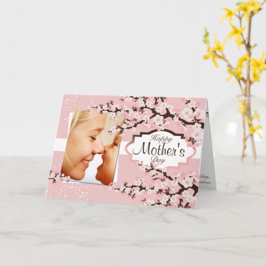 母の日の挨拶（詩） カード (黄色い花)