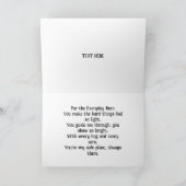 母の日の挨拶（詩） サンキューカード (内部)