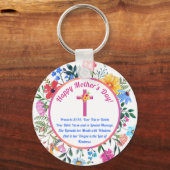 母の日の教会の贈り物のアイディア、箴言31:26または キーホルダー (正面)