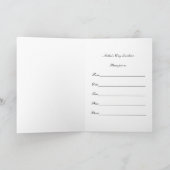 母の日の昼食会への招待状 招待状 (内部)