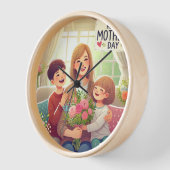 母の日の時計のギフトを歩く 壁時計 (傾斜)