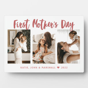 母の日の書道3写真ギフト フォトプラーク