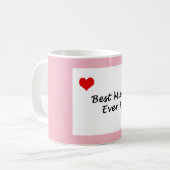 母の日の最も最高のなミイラ コーヒーマグカップ (正面左)