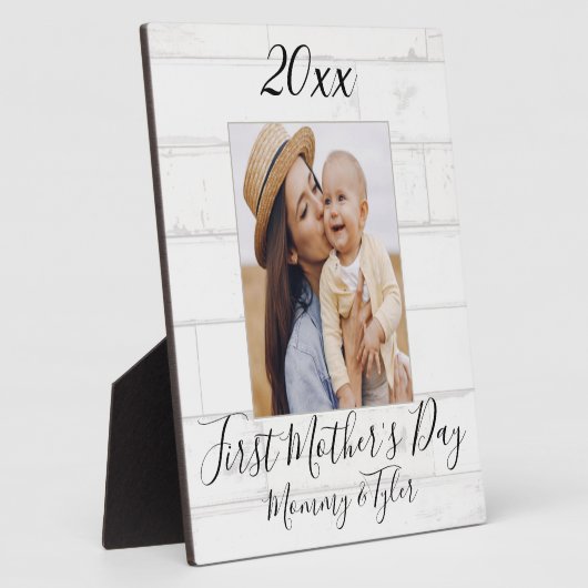 母の日の最初のカスタム写真プラーク フォトプラーク (側面)