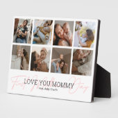 母の日の最初のカスタム写真集 フォトプラーク (側面)