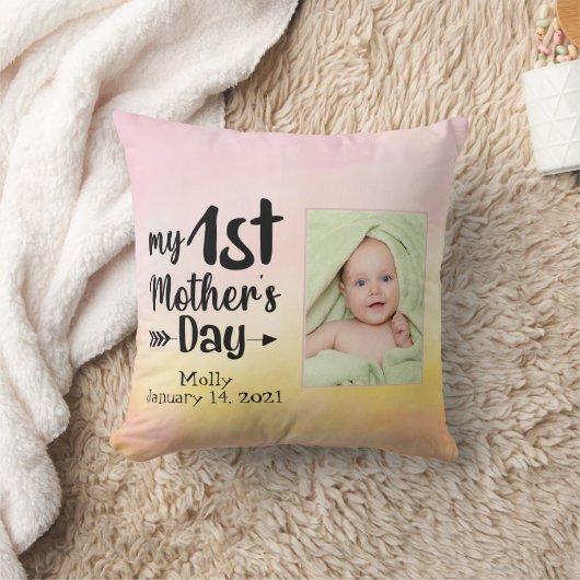 母の日の最初のカスタム装飾用クッション クッション (ブランケット)
