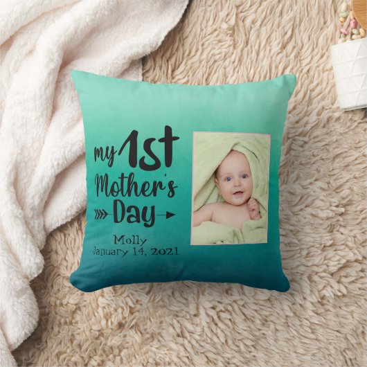 母の日の最初のカスタム装飾用クッション クッション (ブランケット)