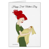 母の日の最初のカード (正面)