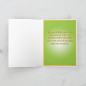 母の日の最初のカード カード (内部)