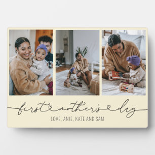 母の日の最初のハートスクリプト3 Photo Gift フォトプラーク